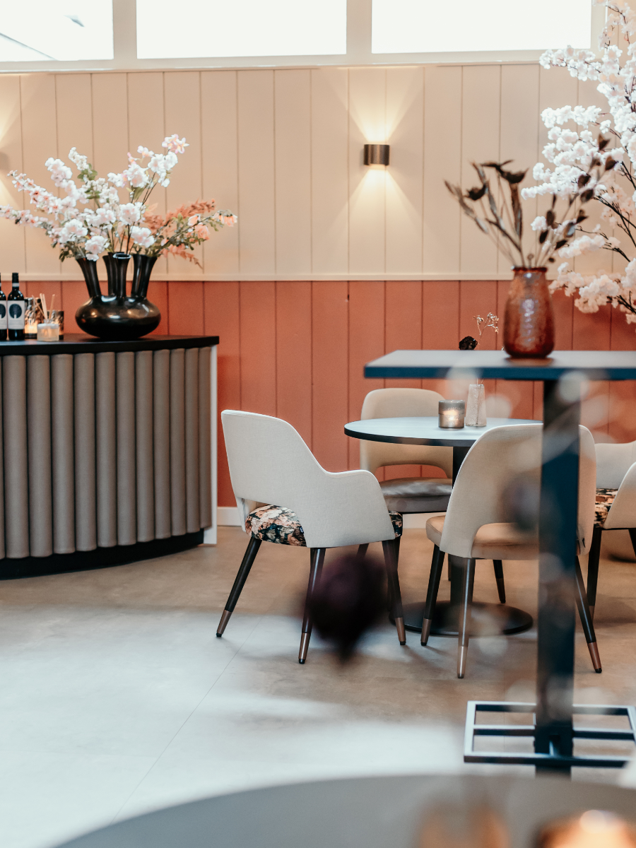 Restaurant Styling - Commercial styling with warm color palette
